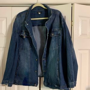 Denim jacket plus size.